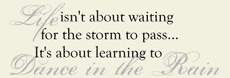 dance in the rain, vinyl wall quotes lettering wallwords wall art