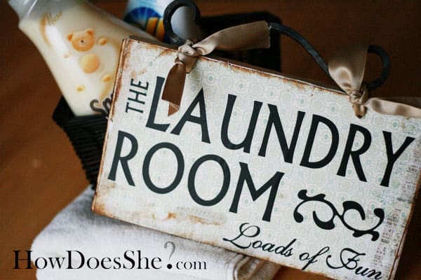 laundry room wall words vinyl lettering