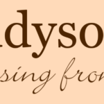 our blessing from above-baby name vinyl wall quote nursery decor