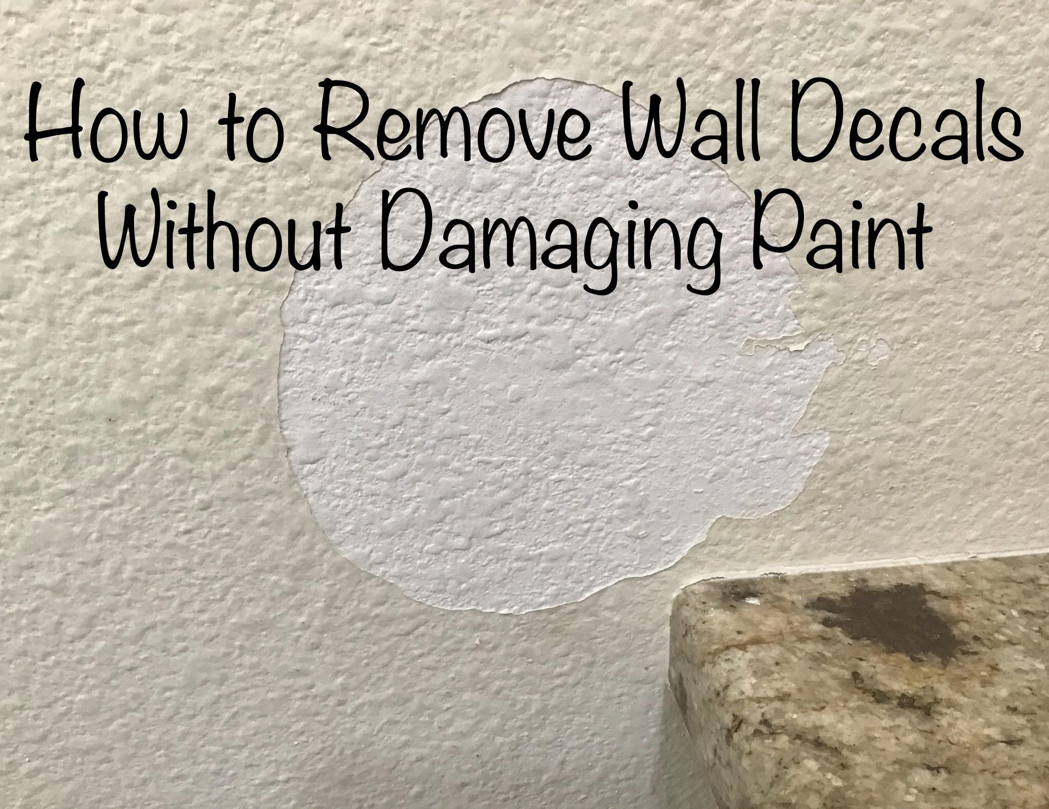 How to Remove Wall Decals Without Damaging Paint