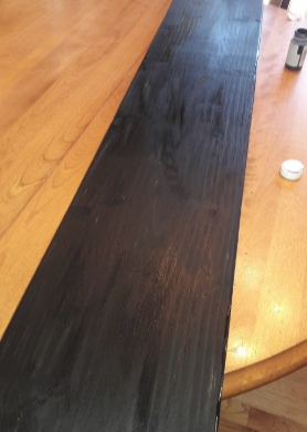 Board Painted Black