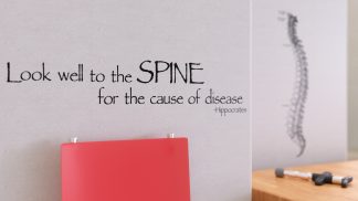 Chiropractic Business Custom Wall Decal