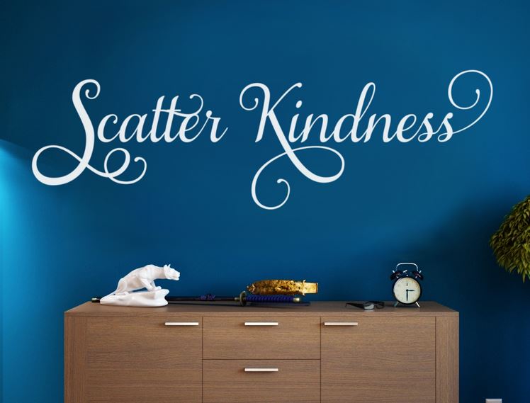Scatter Kindness Vinyl Wall Quote