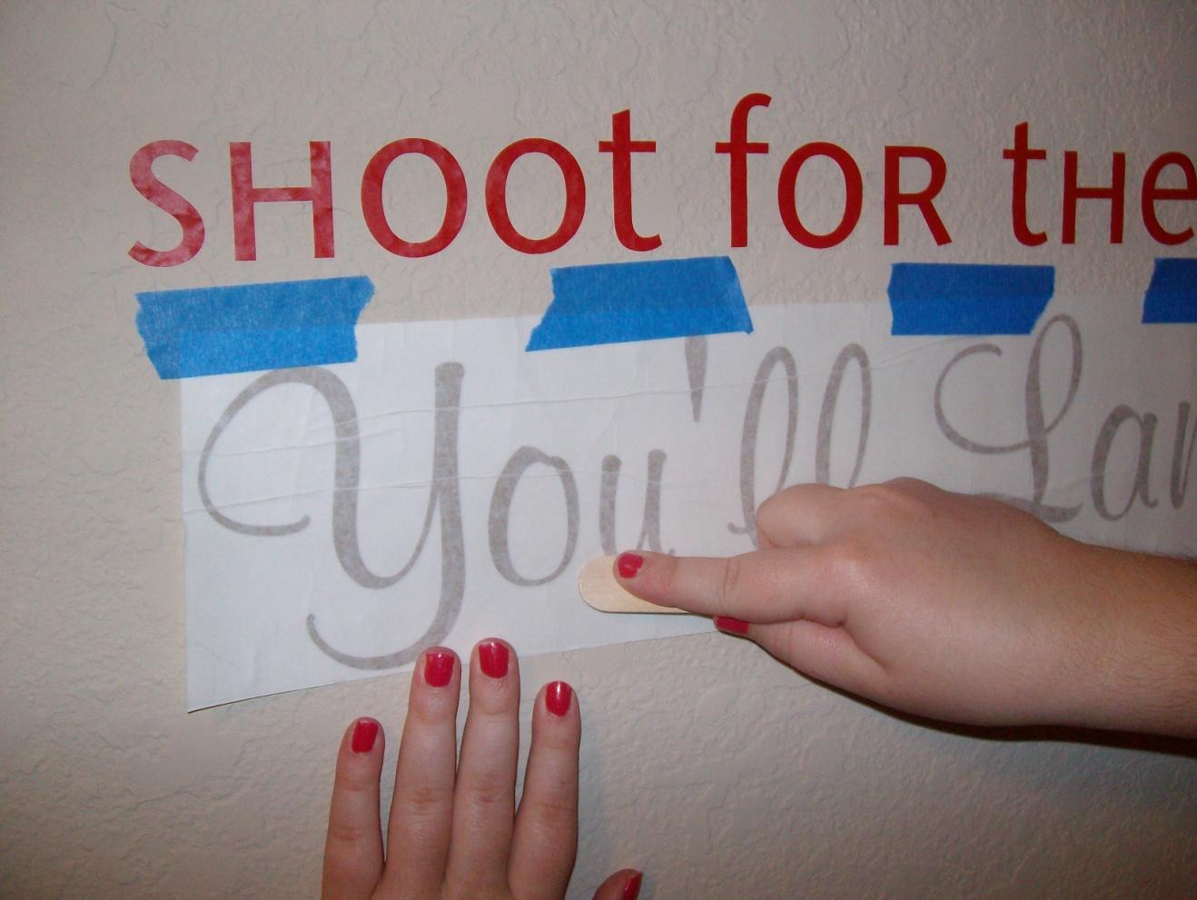 How To Apply Vinyl Wall Lettering Step By Step Vinyl Wall Expressions