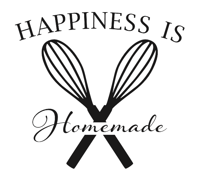 Happiness is Homemade • Vinyl Wall Expressions